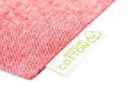 kosmetická taštička červená s potiskem loga - foto 2