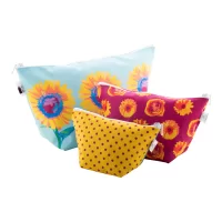 kosmetická taštička na zakázku bílá s potiskem loga - foto 3