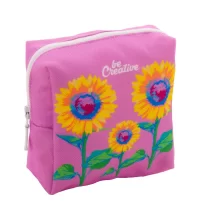 kosmetická taštička na zakázku bílá s potiskem loga - foto 5