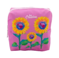 kosmetická taštička na zakázku bílá s potiskem loga - foto 6