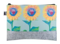 kosmetická taštička na zakázku bílá s potiskem loga - foto 4