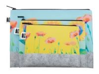 kosmetická taštička na zakázku bílá s potiskem loga - foto 8