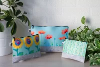 kosmetická taštička na zakázku bílá s potiskem loga - foto 9