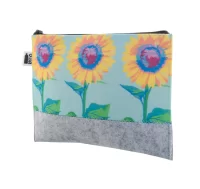 kosmetická taštička na zakázku bílá s potiskem loga