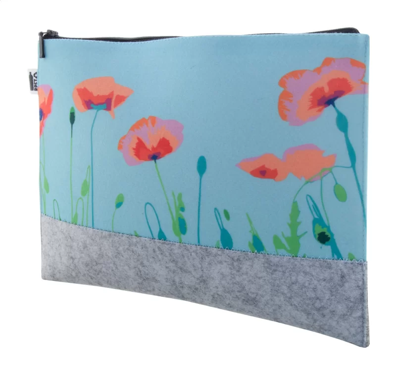 kosmetická taštička na zakázku bílá — reklamní předmět s vlastním potiskem kosmetická taštička na zakázku bílá s potiskem loga