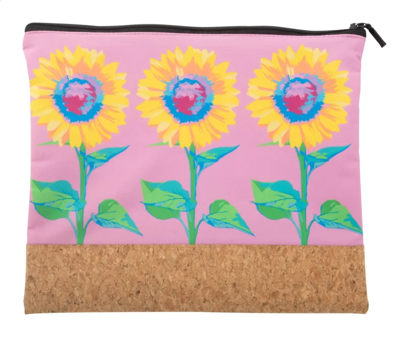 kosmetická taštička na zakázku černá s potiskem loga