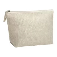 kosmetická taštička přírodní s potiskem loga - foto 2