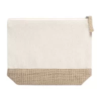 kosmetická taštička přírodní s potiskem loga