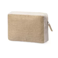 kosmetická taštička přírodní s potiskem loga