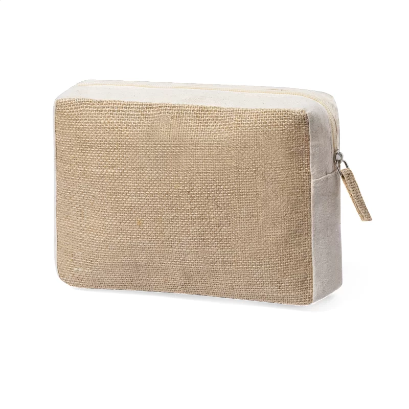 kosmetická taštička přírodní — reklamní předmět s vlastním potiskem kosmetická taštička přírodní s potiskem loga