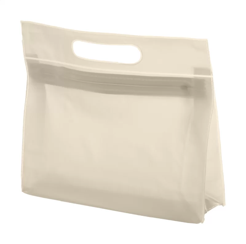 kosmetická taštička přírodní s potiskem loga