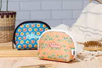 kosmetická taštička z RPET na zakázku bílá s potiskem loga - foto 5