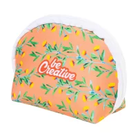 kosmetická taštička z RPET na zakázku bílá s potiskem loga