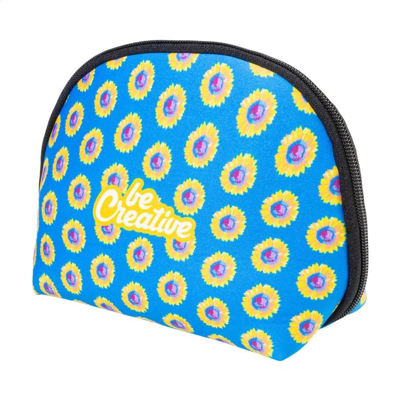 kosmetická taštička z RPET na zakázku černá s potiskem loga