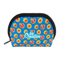 kosmetická taštička z RPET na zakázku černá s potiskem loga - foto 3