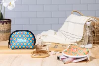 kosmetická taštička z RPET na zakázku černá s potiskem loga - foto 6