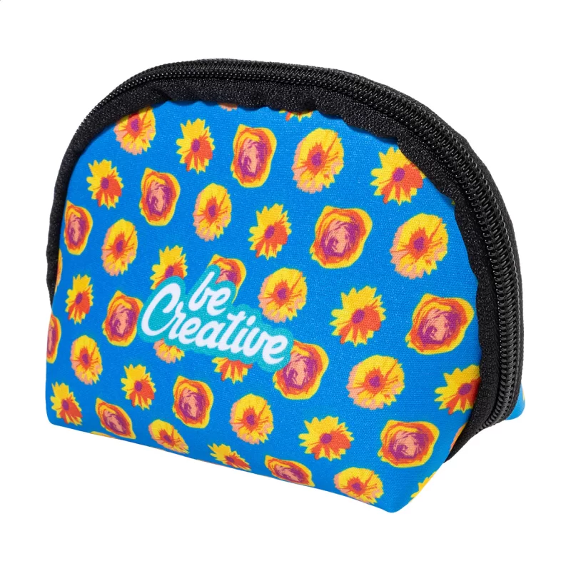 kosmetická taštička z RPET na zakázku černá s potiskem loga