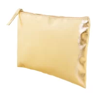 kosmetická taštička zlatá s potiskem loga