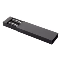 kovové kuličkové pero šedá s potiskem loga - foto 3