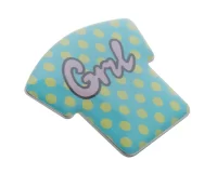 kovový odznak stříbrná s potiskem loga - foto 5