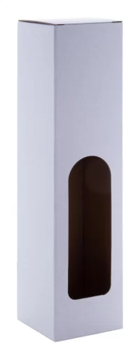 krabice na láhev vína bílá s potiskem loga - foto 2