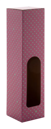 krabice na láhev vína bílá s potiskem loga