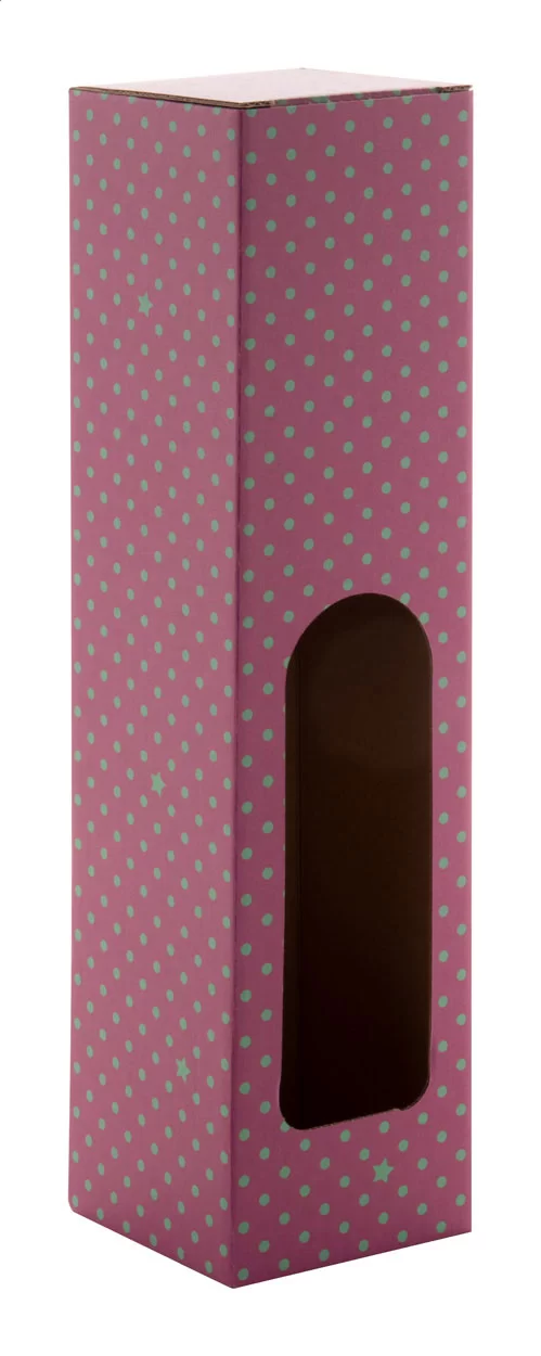 krabice na láhev vína bílá s potiskem loga