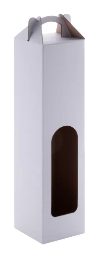 krabice na láhev vína bílá s potiskem loga - foto 2