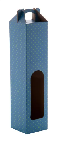 krabice na láhev vína bílá s potiskem loga - foto 3