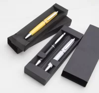 krabička na pera černá s potiskem loga - foto 2