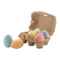 křídová vejce přírodní s potiskem loga - foto 2