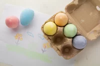 křídová vejce přírodní s potiskem loga - foto 4