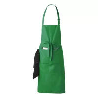 kuchařská zástěra zelená s potiskem loga - foto 2