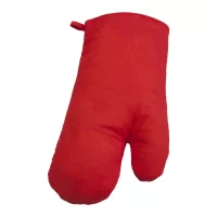 kuchyňská chňapka červená s potiskem loga - foto 2