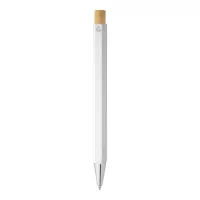 kuličkové pero bílá s potiskem loga - foto 3
