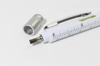 kuličkové pero bílá s potiskem loga - foto 2