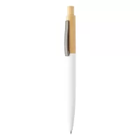 kuličkové pero bílá s potiskem loga