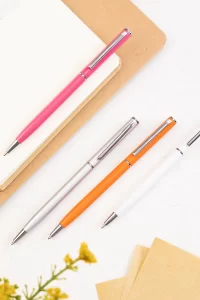 kuličkové pero bílá s potiskem loga - foto 3