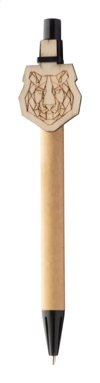 kuličkové pero černá s potiskem loga - foto 2