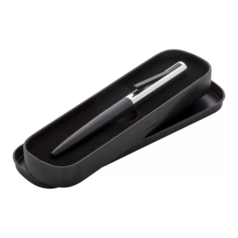 kuličkové pero černá — reklamní předmět s vlastním potiskem kuličkové pero černá s potiskem loga