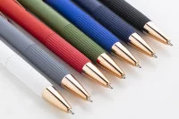 kuličkové pero červená s potiskem loga - foto 5