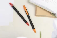 kuličkové pero oranžová s potiskem loga - foto 4