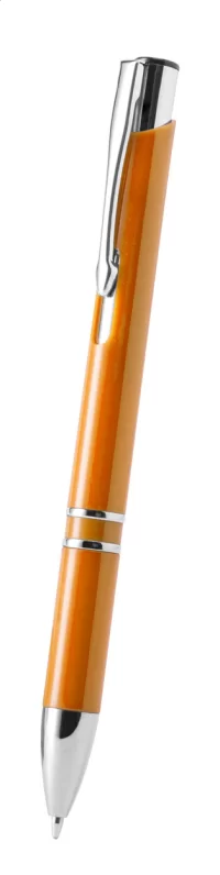 kuličkové pero oranžová s potiskem loga - foto 2