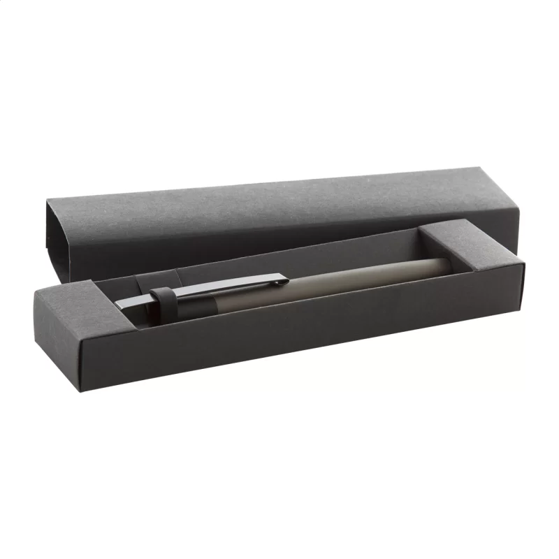 kuličkové pero tmavě šedá — reklamní předmět s vlastním potiskem kuličkové pero tmavě šedá s potiskem loga