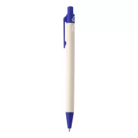 kuličkové pero z krabice od mléka modrá s potiskem loga - foto 2