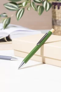 kuličkové pero zelená s potiskem loga - foto 5