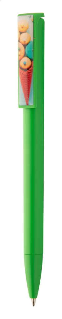 kuličkové pero zelená s potiskem loga - foto 2