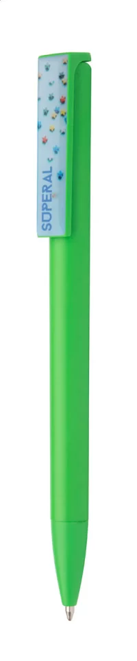 kuličkové pero zelená s potiskem loga - foto 3