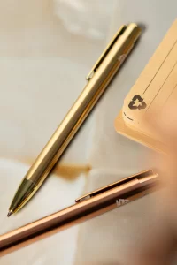 kuličkové pero zlatá s potiskem loga - foto 6