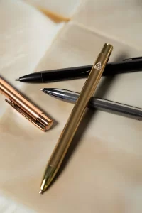 kuličkové pero zlatá s potiskem loga - foto 9
